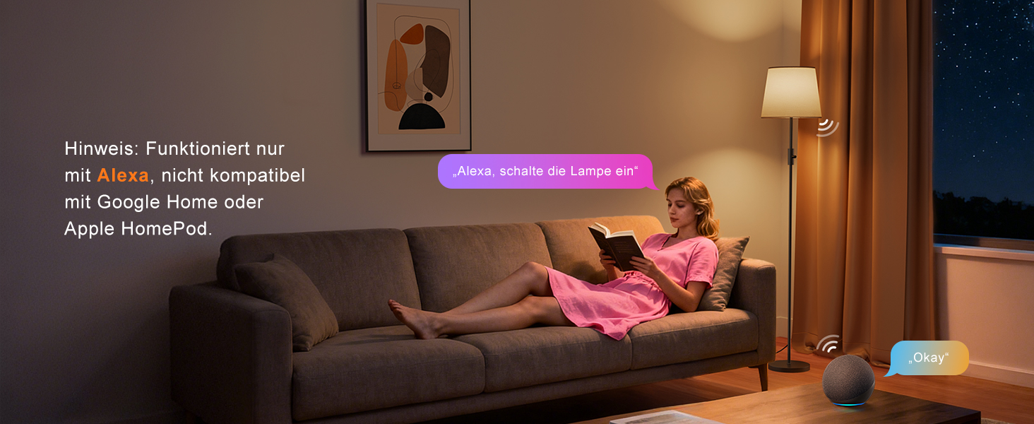 Світлодіодна торшер DUSKTEC RGB для вітальні, смарт-лампа з димером, керування через APP, тепле та холодне біле світло, 10W, 1200LM, аркова лампа для читання, приліжкова лампа