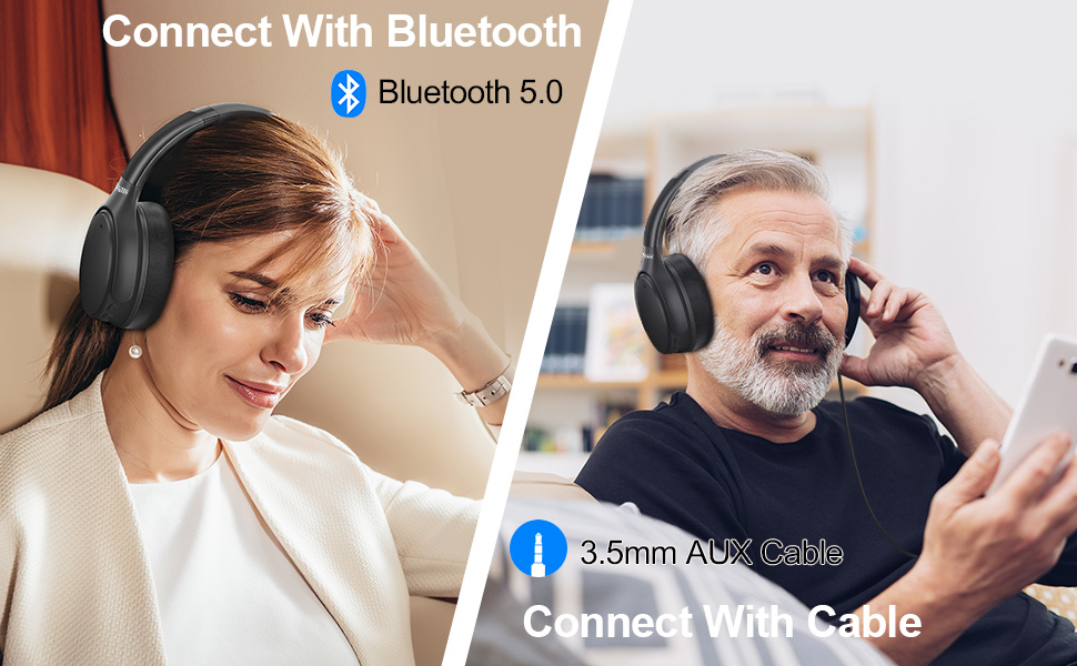 Навушники-вкладиші Vsonus H88 Bluetooth з шумозаглушенням, час відтворення 40 годин, HiFi баси, складні, зручні