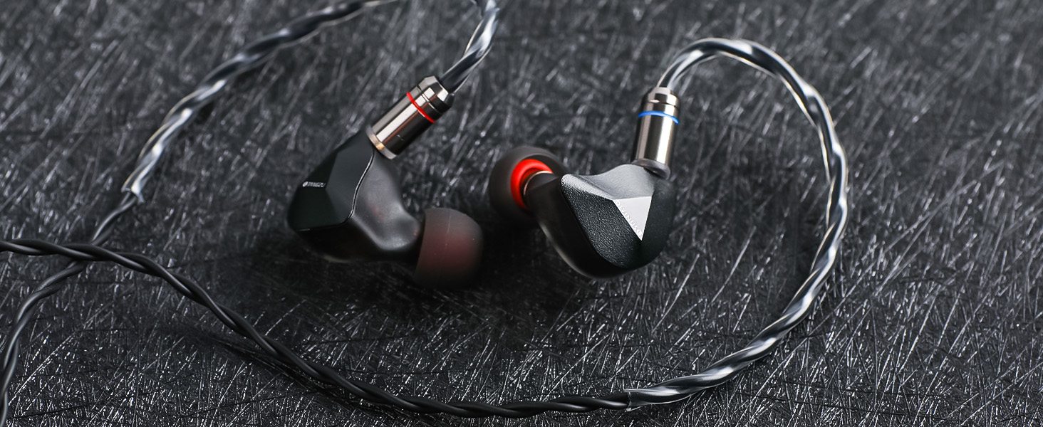 Навушники LINSOUL TANGZU FUDU Verse 1 HiFi IEM, ергономічний, знімний 3-контактний кабель, роз'єм 4,4 мм