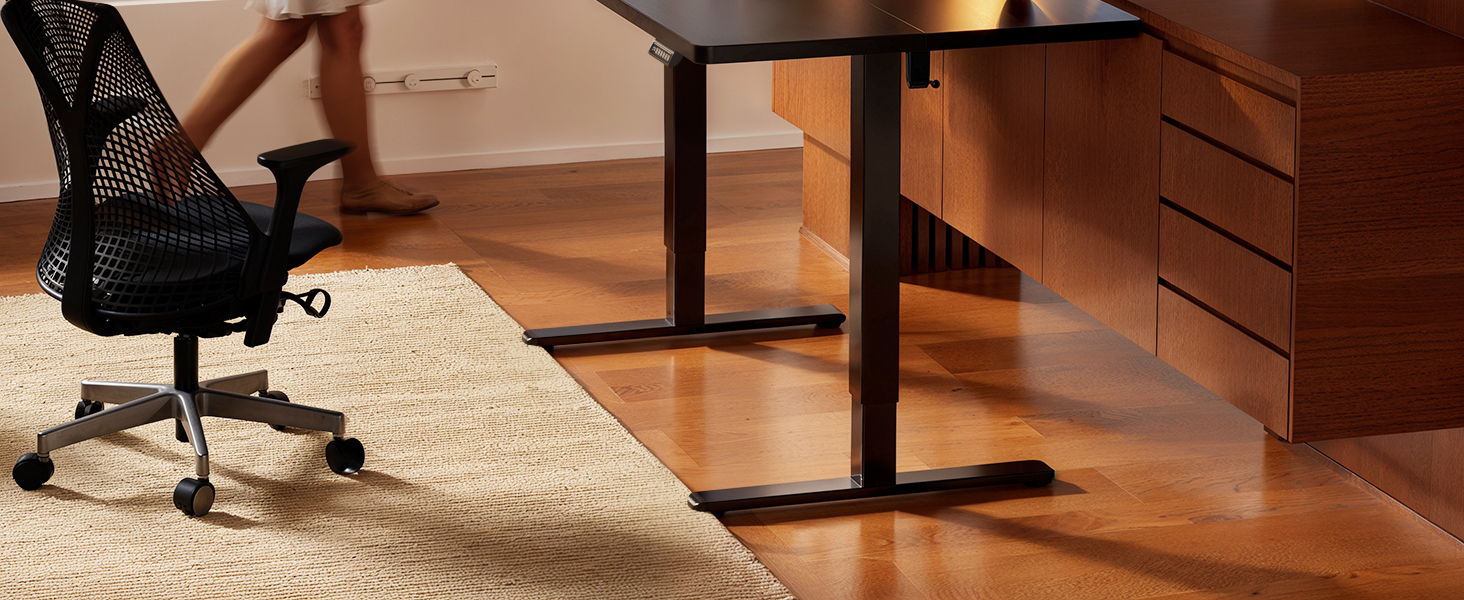 Електричний регульований стіл ErGear 160x80 см, з пам'яттю та з'єднувальною пластиною - для дому та офісу