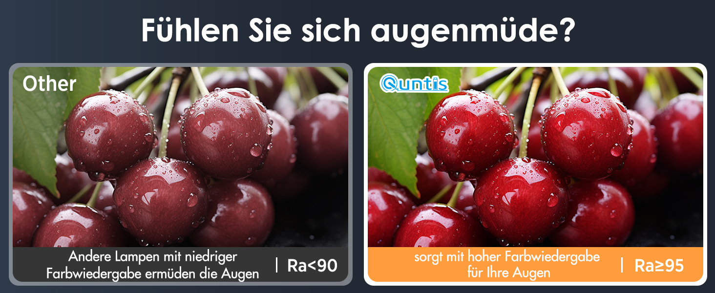 Світлодіодна лампа Quntis для монітора з пультом, 42.5 см, захист від синього світла, USB, для офісу та дому