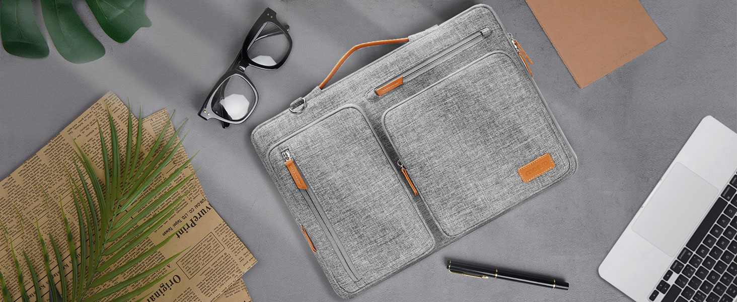 Захисна сумка для ноутбука MOSISO 360° для MacBook Pro M1 M2 M3 M4 M5, Lenovo, HP (14 дюймів, колір: джунглі зелений)