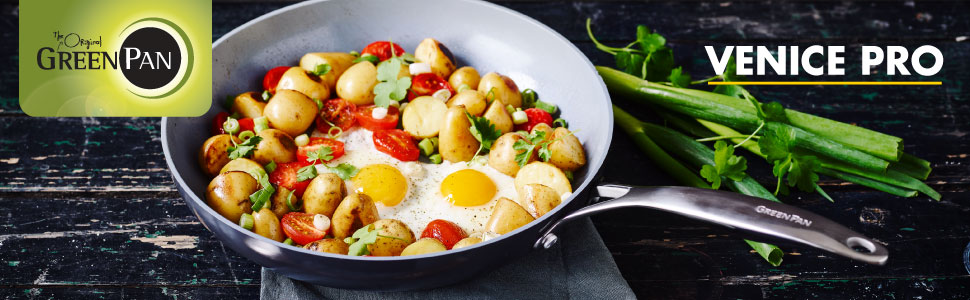 GreenPan Valencia Pro каструля з нержавіючої сталі з антипригарним покриттям Harteloxierte Gesunde Keramik, 20 см, 2 літри, без PFAS, для індукційних плит, можна мити в посудомийній машині, можна використовувати в духовці, сіра, з кришкою