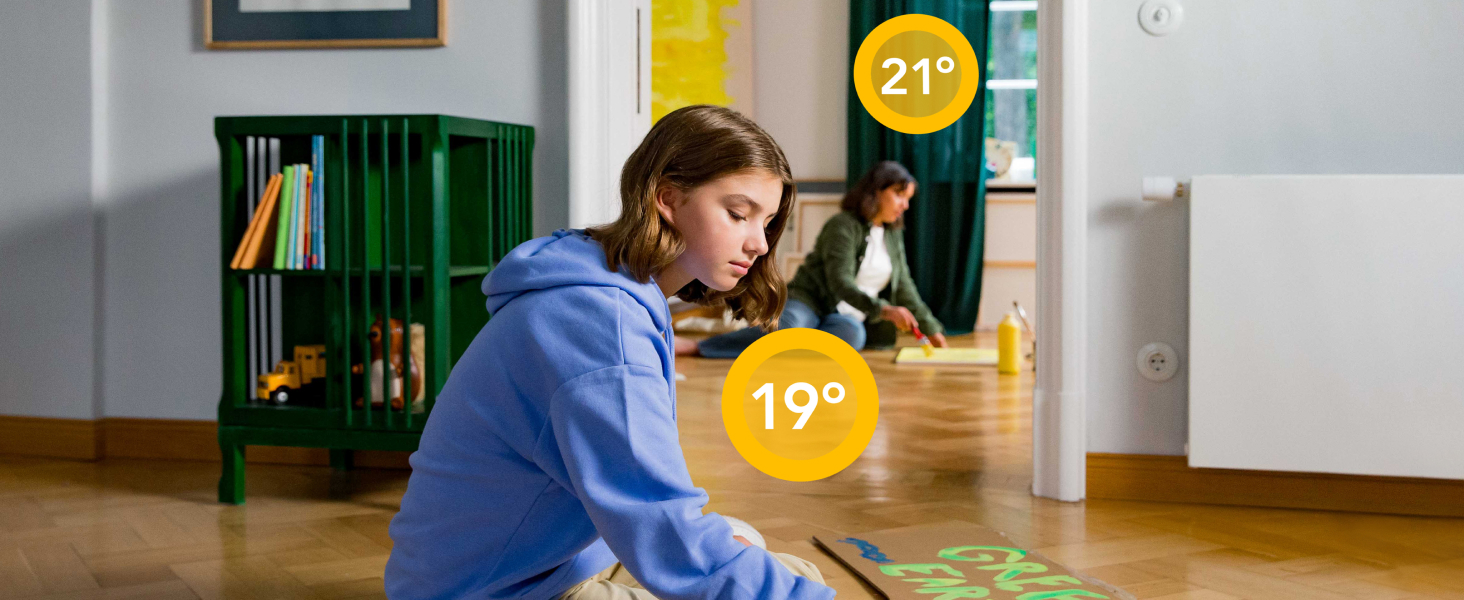 Термостат на радіатор Tado Smart X V3+ з керуванням через додаток (Alexa, Siri, Google Assistant) для економії енергії та опалення - DIY встановлення