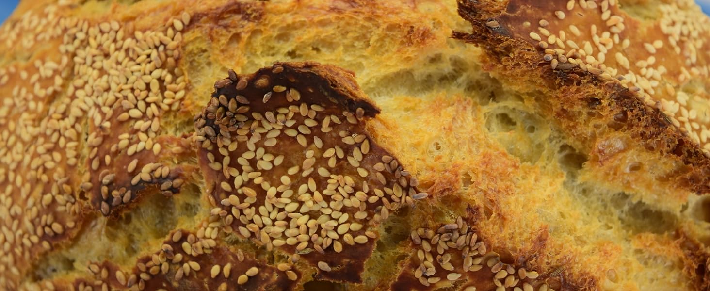 Набір для приготування хліба Artisan LoafNest: Форма для випікання з чавунного лиття та силіконовий вкладиш.