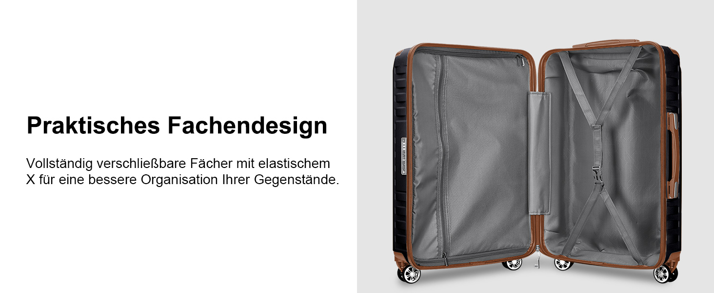 Набір валіз Melalenia 3 в 1: жорсткий корпус, легкі, з TSA замком та 4 колесами (чорний, 7 шт. з рюкзаком для подорожей)