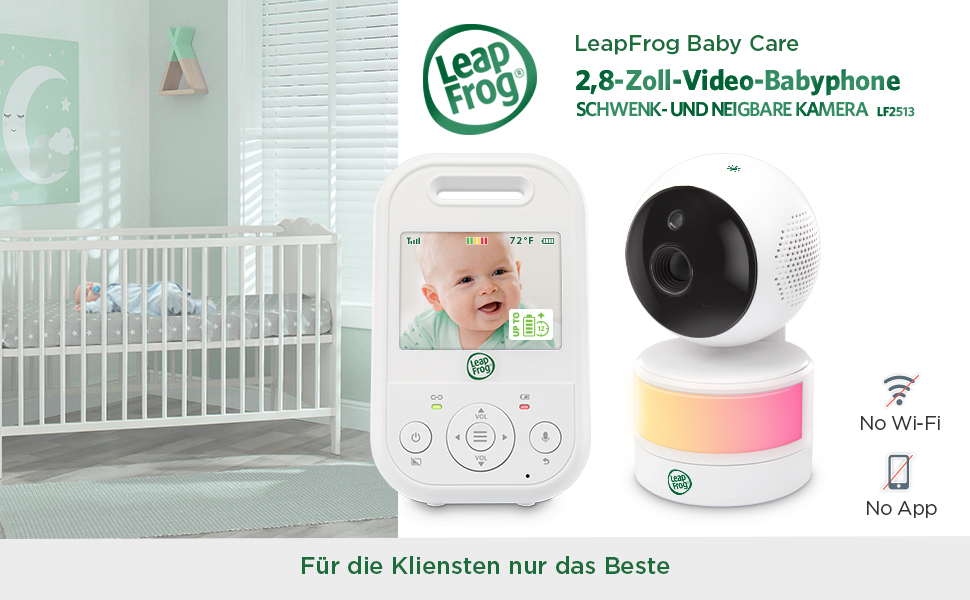 Радіоняня LeapFrog LF2423 з камерою, 2.8