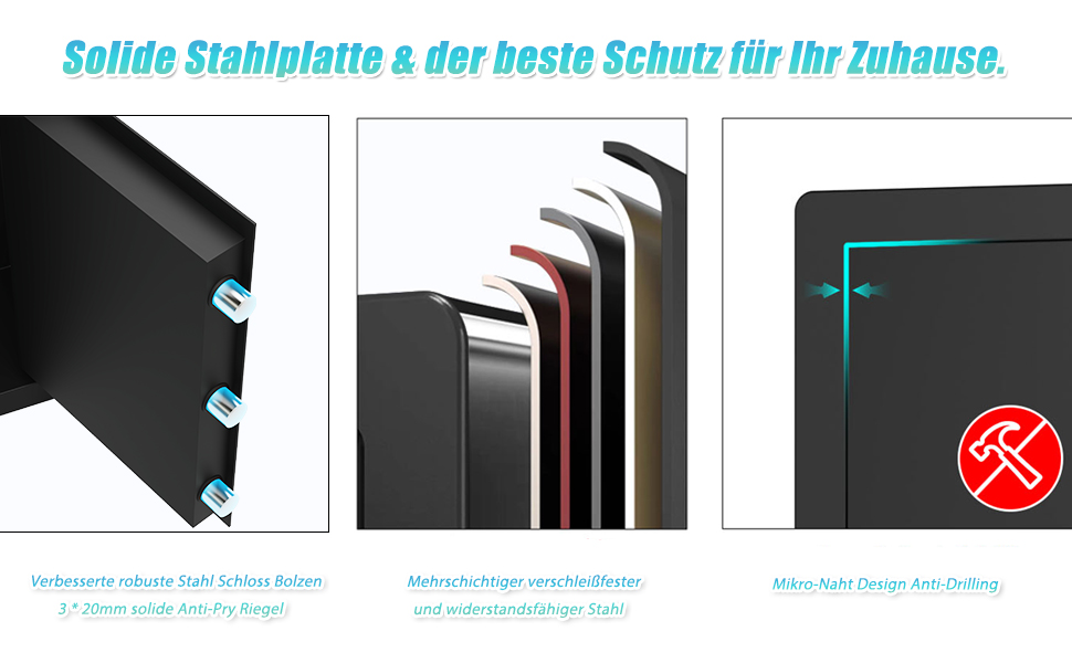 Великий сейф 50л для дому: вогнестійкий, водонепроникний, з ключем та кодовою панеллю. Сейф для зберігання золота, прикрас, документів. Сейф для меблів з інтелектуальною системою сигналізації, настінний сейф.
