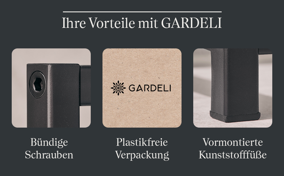 Підставка для рушників Gardeli® чорна, велика, сталева, 65x20x110 см, з покриттям з порошкової емалі