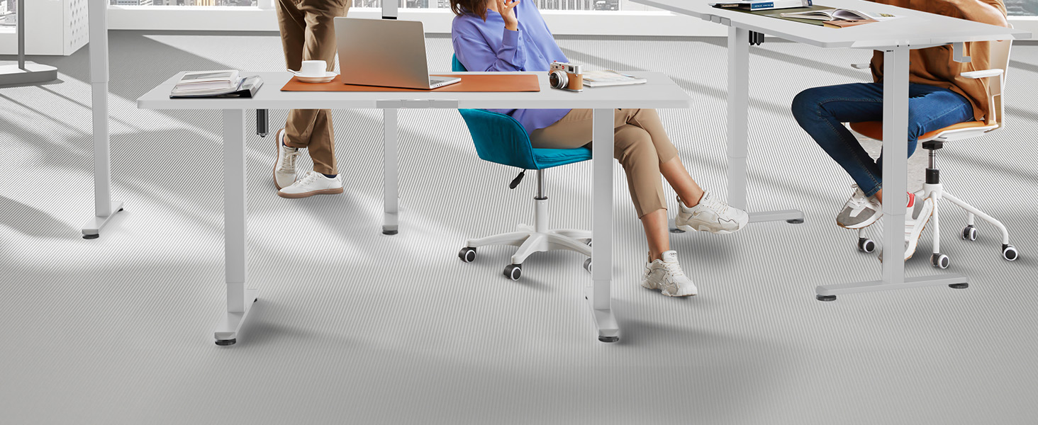 Електричний регульований стіл ErGear 140x70 см з пам'яттю, для дому та офісу, з кріпленням