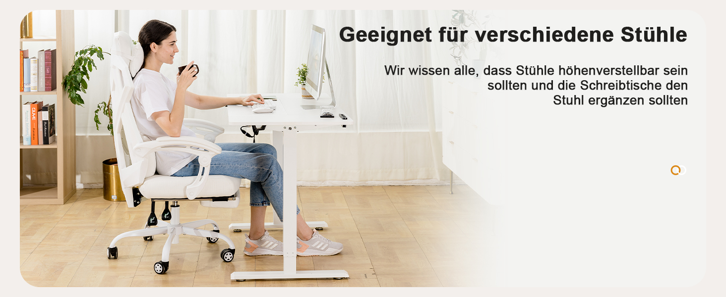 COMHOMA Стол для роботи з регулюванням висоти 160x70 см з USB-роз'ємом та гачками, електричний, для дому та офісу