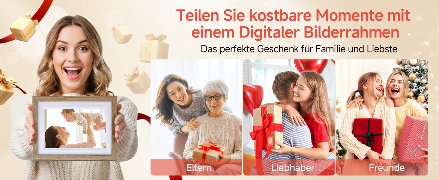 Роллеї Smart Frame WiFi 1010: Цифровий фоторубіж з Wi-Fi, 10,1