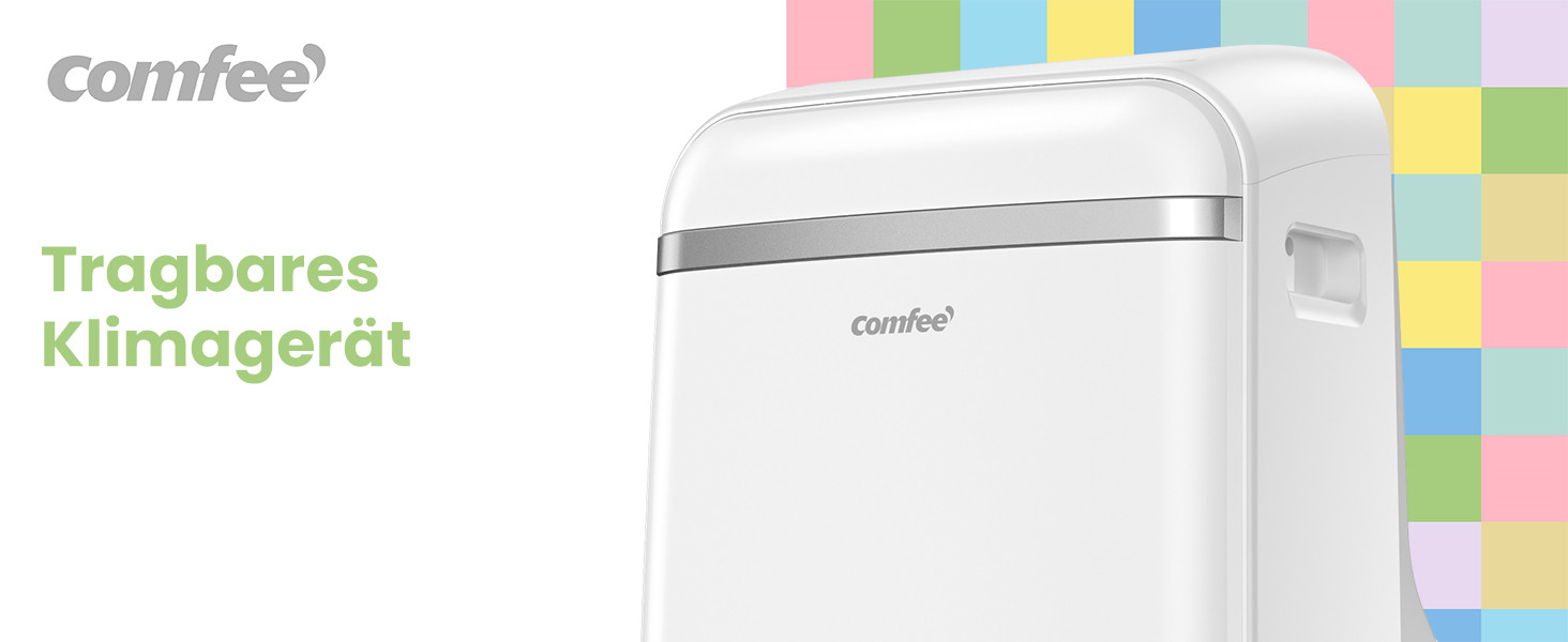 Мобільний кондиціонер Comfee Breezy Cool Pro 2.0 7000 BTU (2.0 кВт) з Wi-Fi, охолодження, вентиляція, осушення – для приміщень до 68 м³
