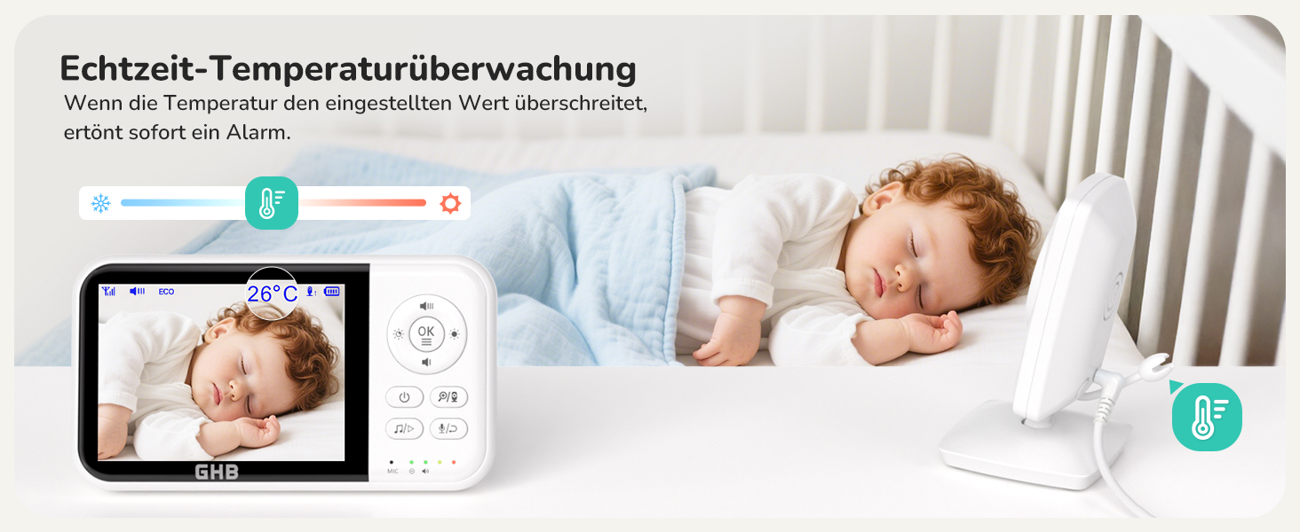 Відеоняня GHB з камерою та LCD-екраном 3.2