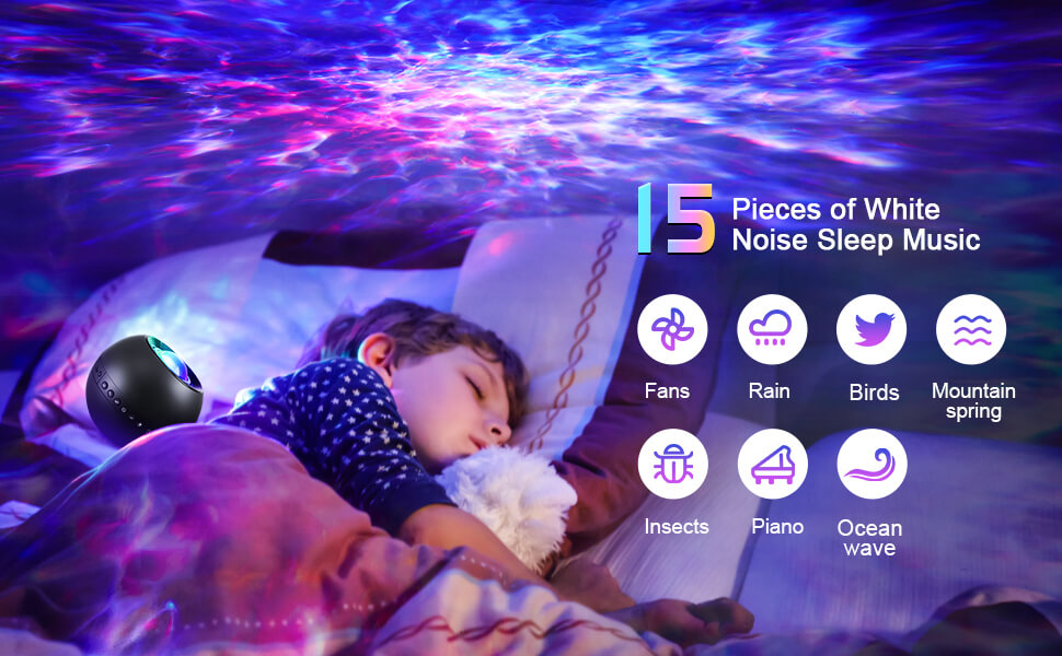 Проектор зоряного неба Sternenhimmel з Bluetooth, нічник для дітей та дорослих, 300 режимів, градієнтне освітлення (Сірий)
