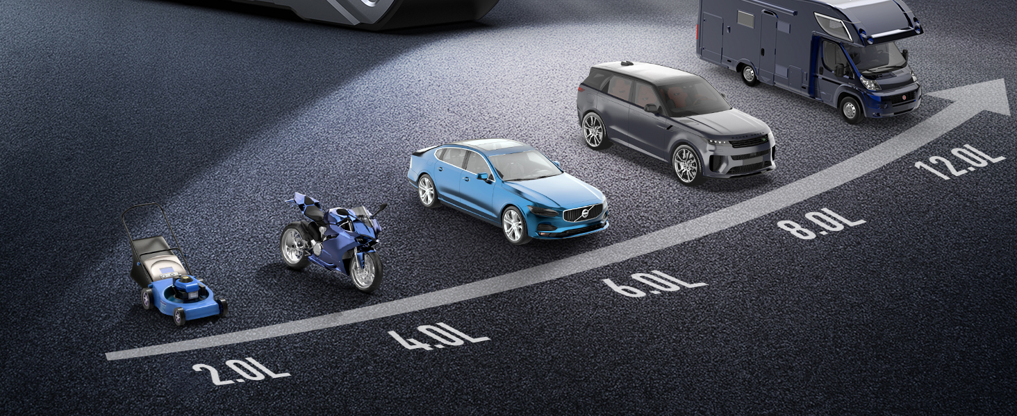 Powerbank для автомобіля AIMAPOW Starthilfe 8000A з компресором та LED-ліхтарем, 27000mAh, 160PSI, для бензинових та дизельних двигунів (до 12.0L)