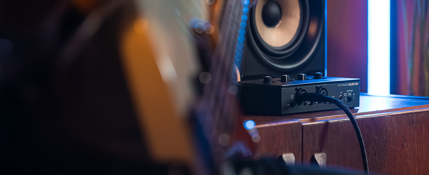 M-Audio M-Track Duo - USB аудіоінтерфейс для запису, стрімінгу та подкастингу (2 XLR/Line входи, 192kHz, USB-C)