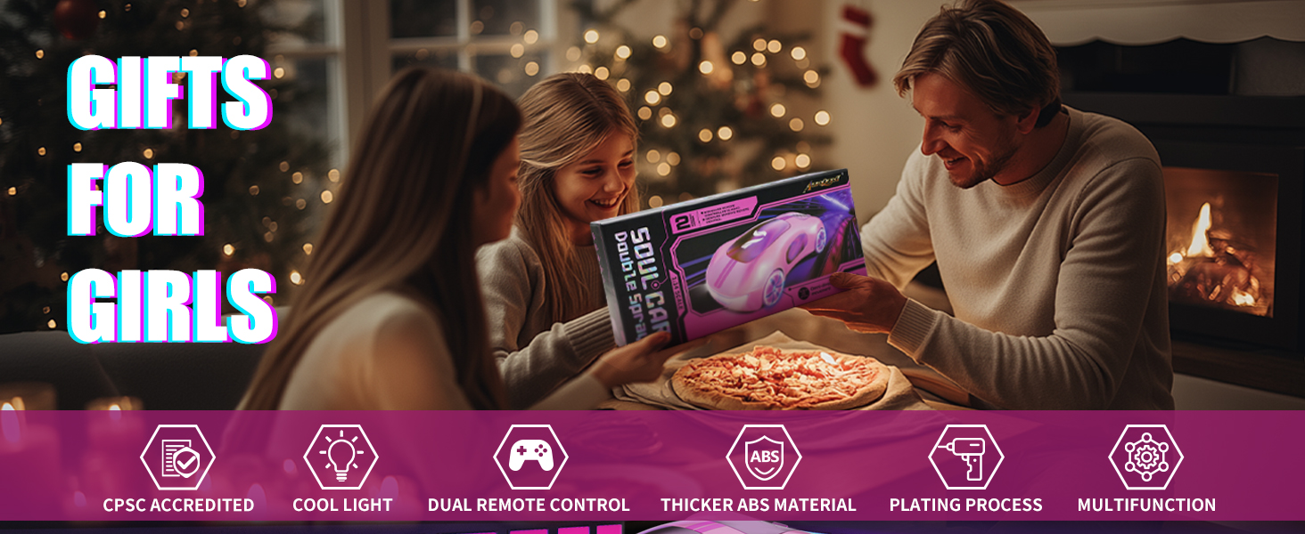 RC Авто на радіокеруванні трюкове, з світлом та розпилювачем, 2.4GHz, рожеве - іграшка для хлопчиків та дівчаток від 6 років