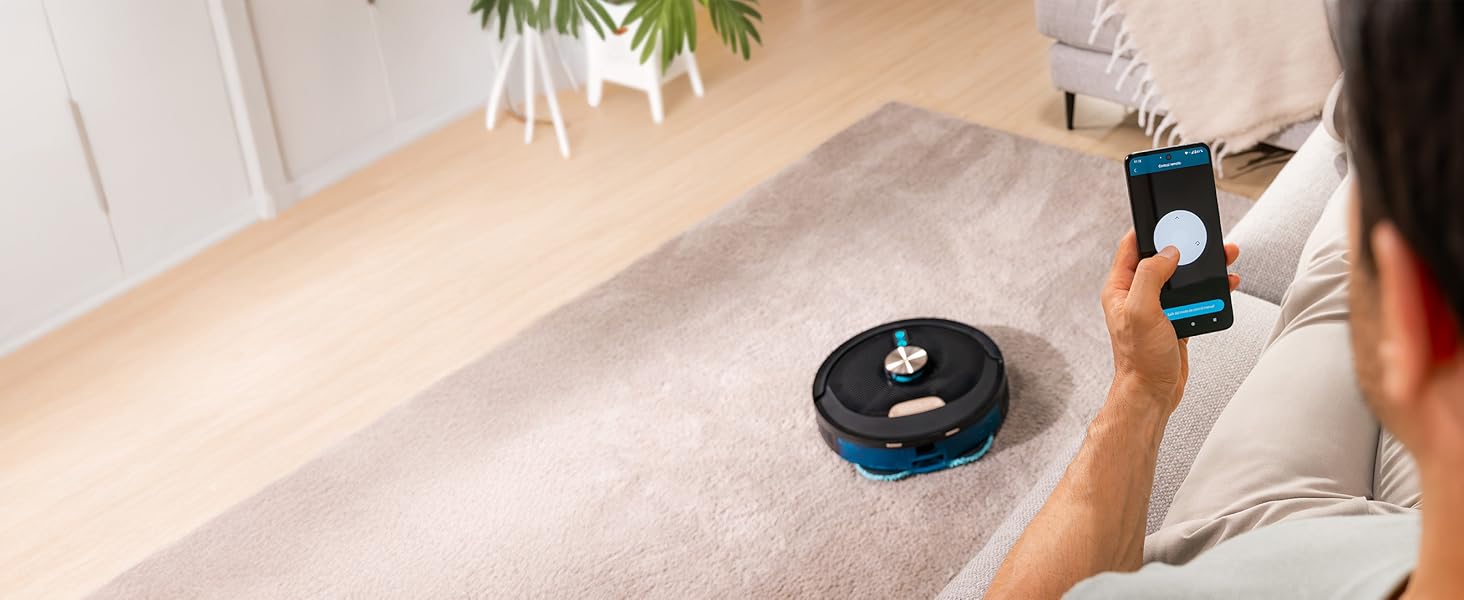 Робот-пилосос та робот-мийник Cecotec Conga Y100 X-Treme з AI та керуванням через додаток. Потужність всмоктування 20000Pa, штучний інтелект, силіконова щітка проти заплутування, обертові мікрофібри, автономність до 220 м²