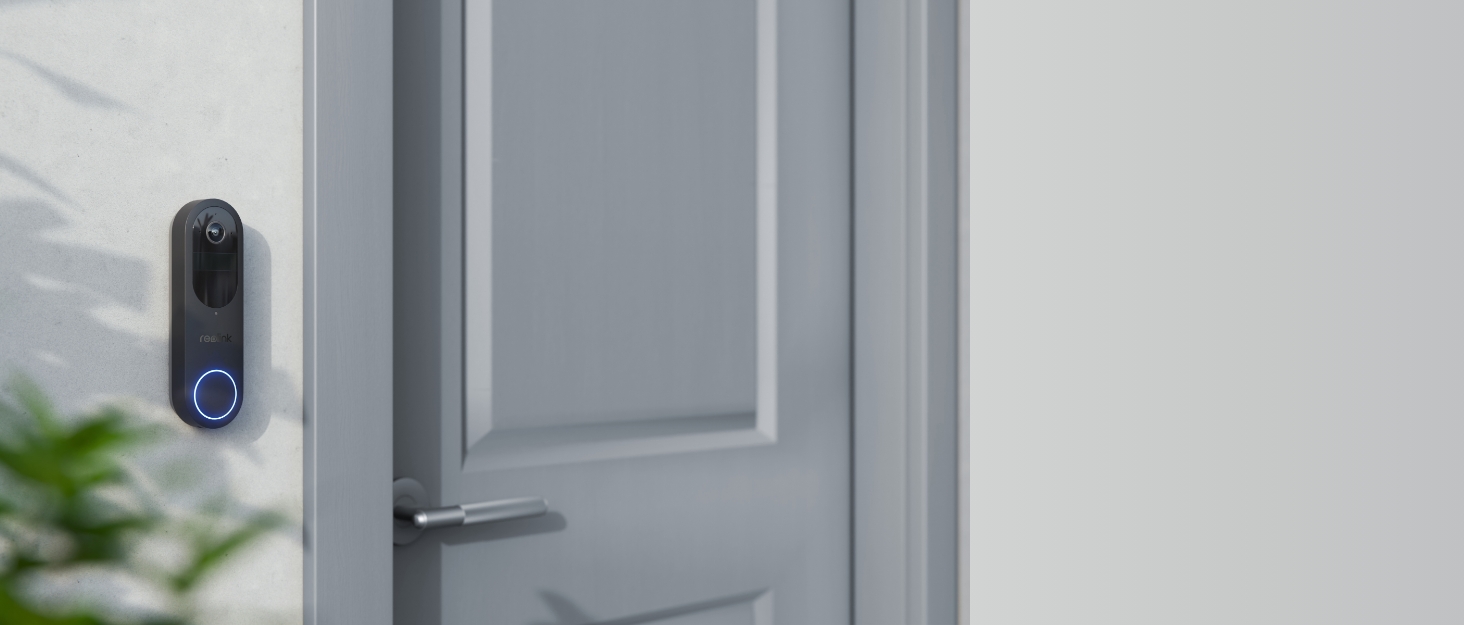 Відеодзвінок Reolink 5MP PoE з Чаймом, UHD, 180° Ultraweitwinkel, двосторонній аудіо, розпізнавання осіб, водонепроникний, з сигналізацією, сумісний з NVR
