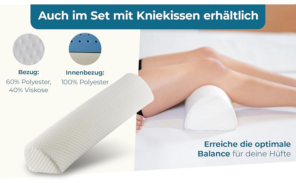 Ортопедична подушка [The Flow Pillow] з Memory Foam для шиї та спини. 2-в-1, для сну на боці та на спині. Зручна підтримка шиї, індивідуальний комфорт