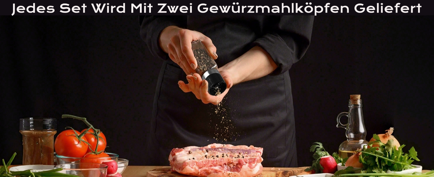 Набір скляних банок для спецій Friberg з дозатором, 20 шт. x 120 мл, з нержавіючою кришкою, чорний