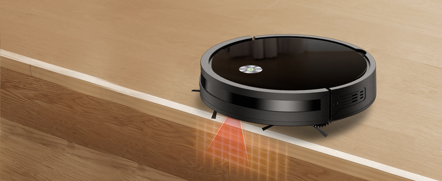 Робот-пилосос Vexilar W6 без функції миття, потужність 2800Pa, час роботи 140 хв, керування через додаток, голосове керування, безщітковий двигун, для шерсті тварин, килимів, твердих підлог