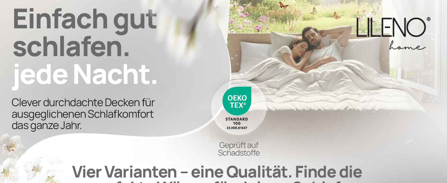 Зимові ковдри LILENO HOME 155x220 см [2 шт] - тепла зимова ковдра для комфортного сну, ковдра для алергіків, витримує прання до 95°C