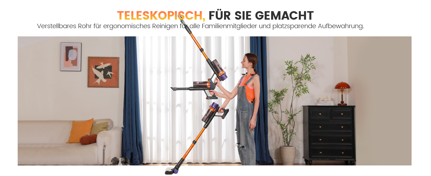 Акумуляторний пилосос AlloyMove A05: 50000Pa, 550W, 80 хвилин, LED дисплей, антизаплутувальна щітка, 7-ступенева фільтрація, для тварин, твердих поверхонь та килимів