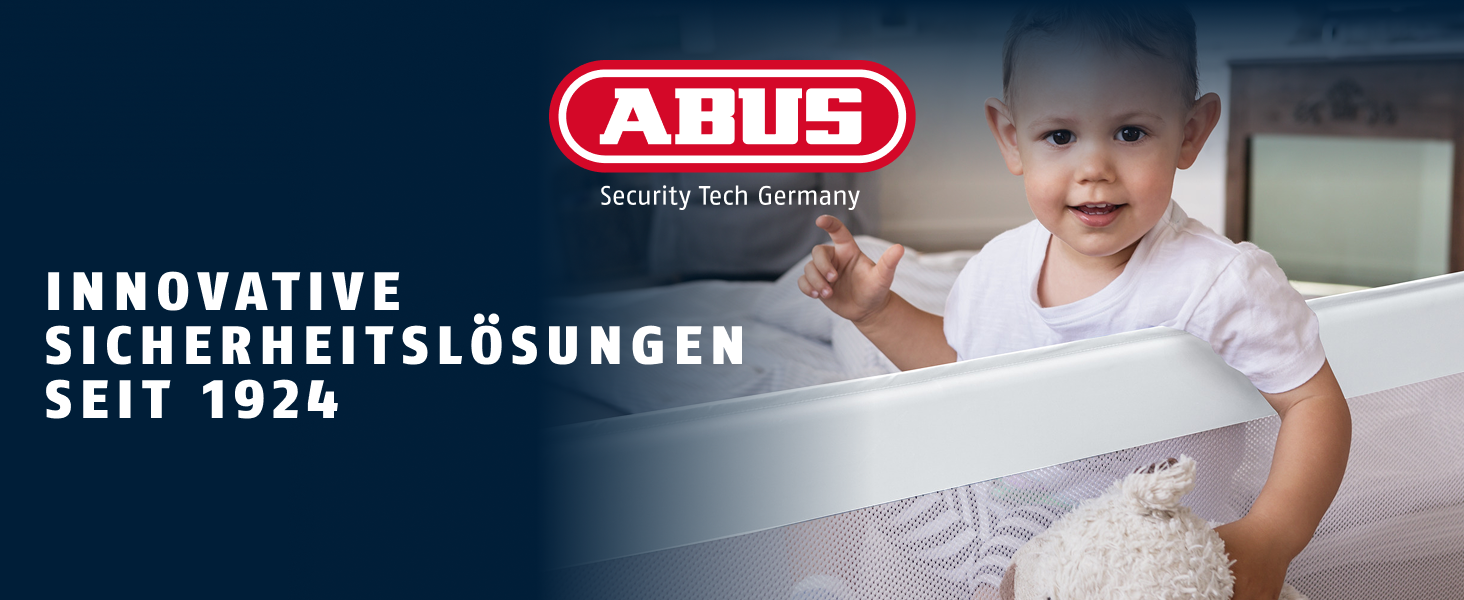 Бортик для ліжка ABUS Eric для немовлят та дітей - захист від випадання для батьківських, дитячих та сімейних ліжок - складаний для подорожей - білий, 150 см