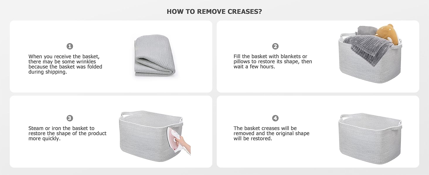 Складаний кошик для білизни 63л, 2 шт. (білий та коричневий), 1 шт. (світло-сірий)