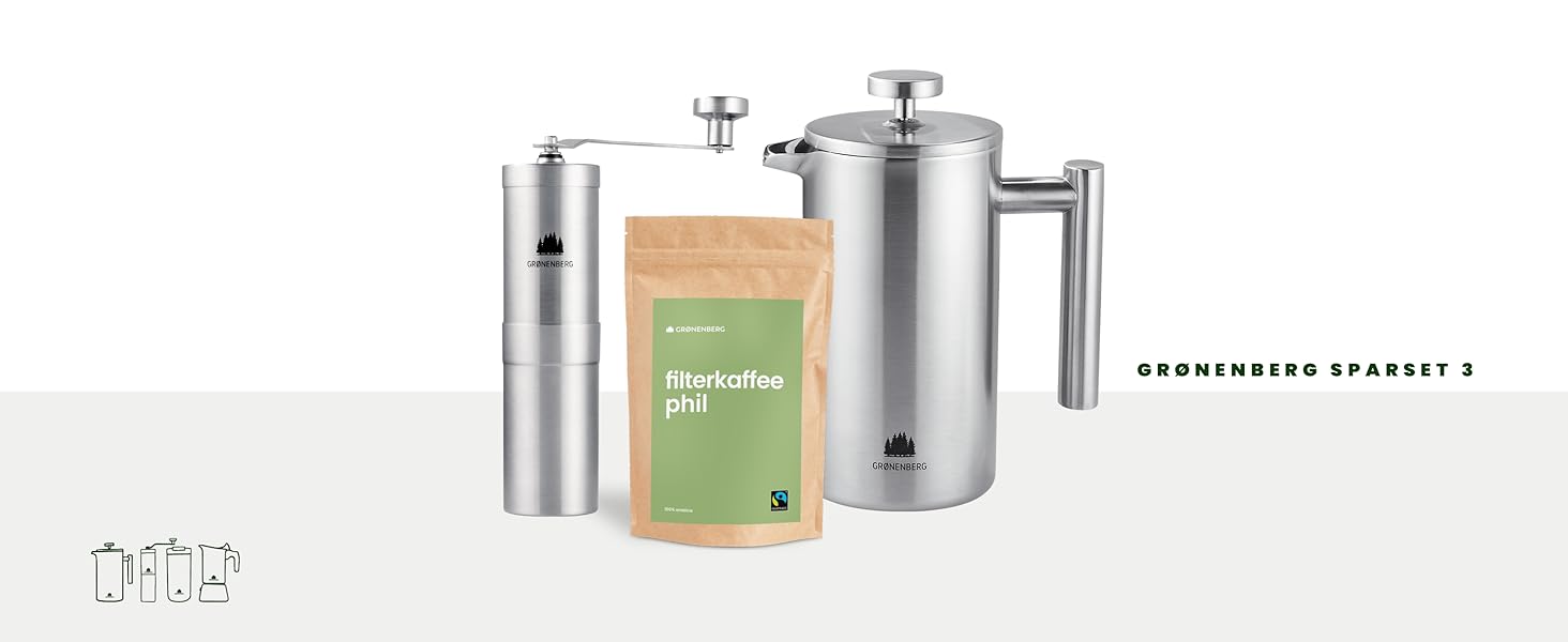 Термокружка Groenenberg 473 мл | Зберігає тепло до 4 годин | Без витоку | З переробленої нержавіючої сталі (Earth)