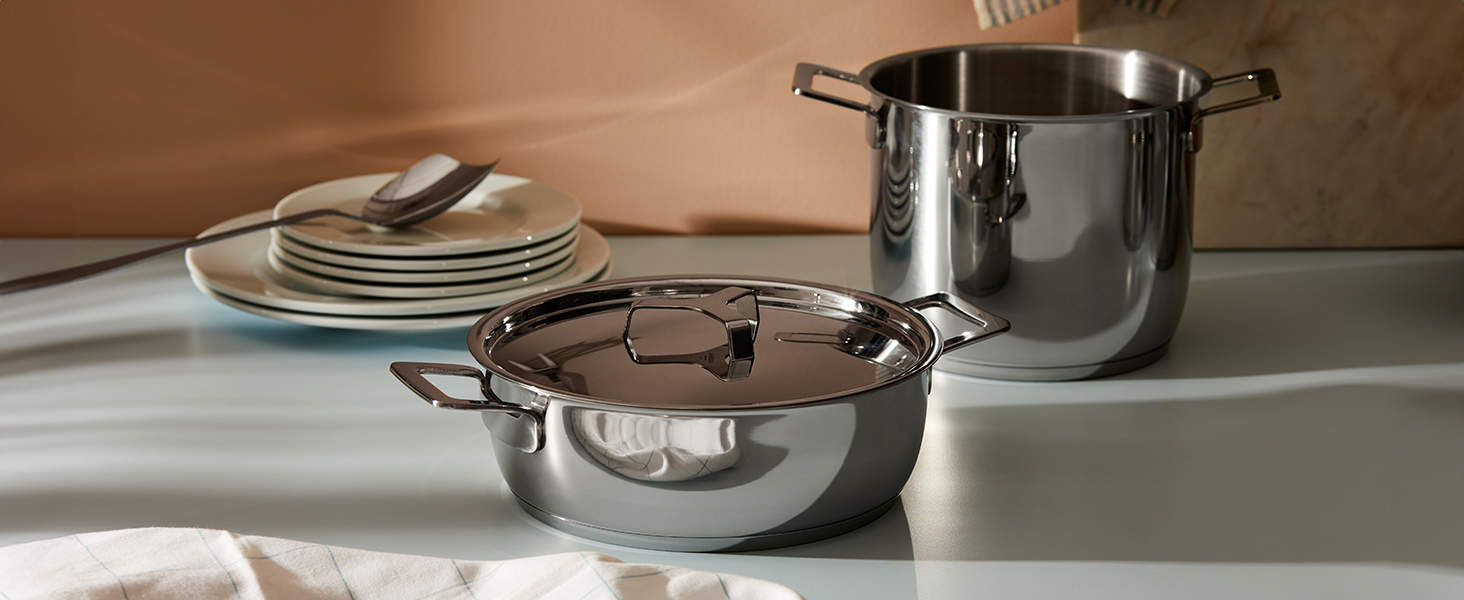 Сковорода Alessi BISTECCHIERA AL з алюмінію та нержавіючої сталі 18/10, багатокольорова