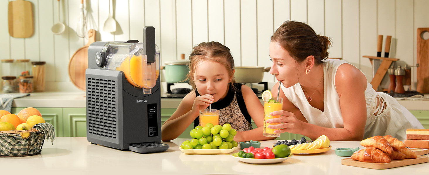 Машина для смузі та коктейлів 2л з самоочищенням, без льоду, 5 програм, для дому (2025)