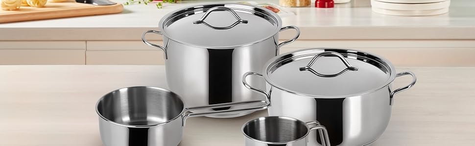 Каструля Lagostina Every, нержавіюча сталь, 22 см