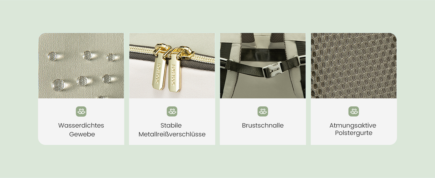 LOVEVOOK Рюкзак ручної поклажі, 40L, для подорожей, дамський, водонепроникний, для ноутбука 17 дюймів, кофр-рюкзак, для роботи, ділових поїздок, Weekender, оливково-зелений, світло-бежевий, оливково-зелений