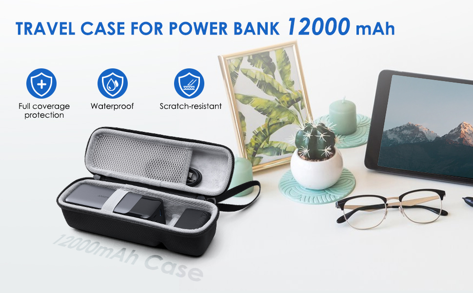 Футляр для перенесення для Anker Prime 20000mAh Power Bank, жорсткий чохол EVA (сумісний з 200 Вт)