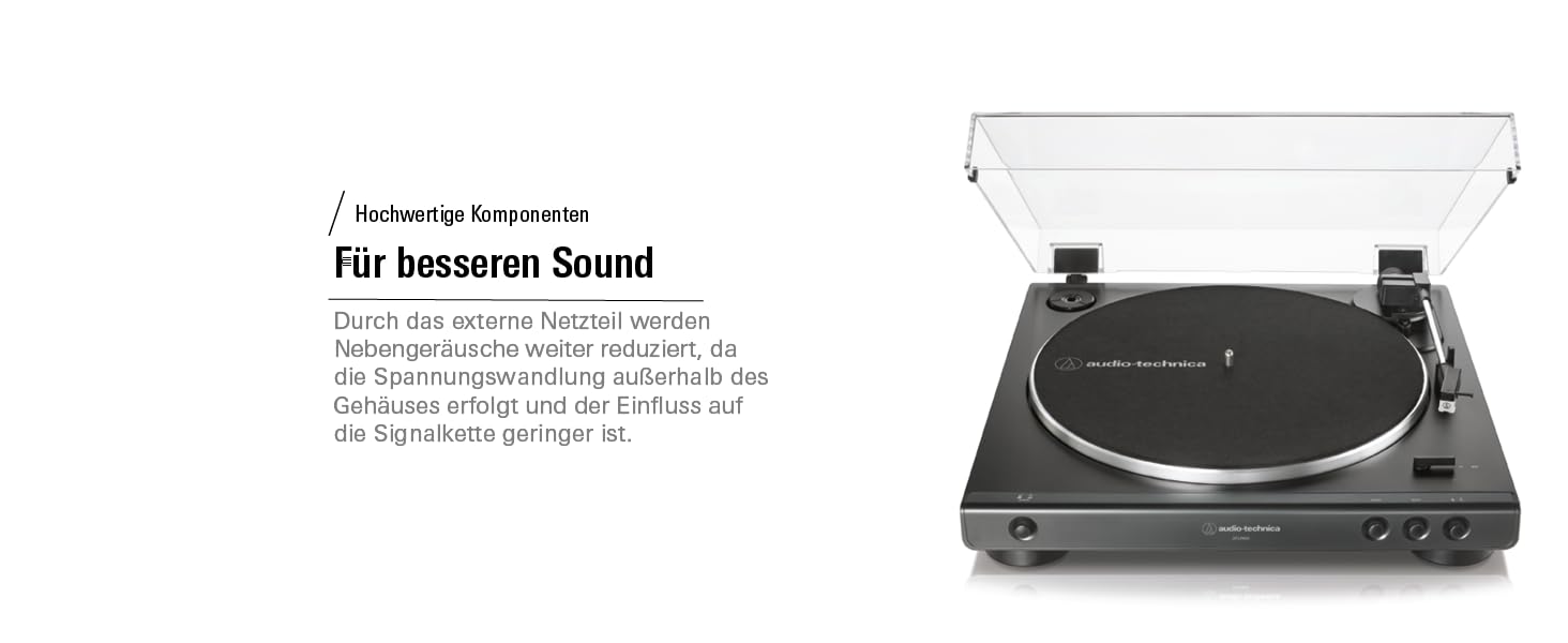 Програвач вінілу Audio-Technica LP60XBTBK з Bluetooth, автоматичний, ремінний привід, чорний, аналоговий стерео