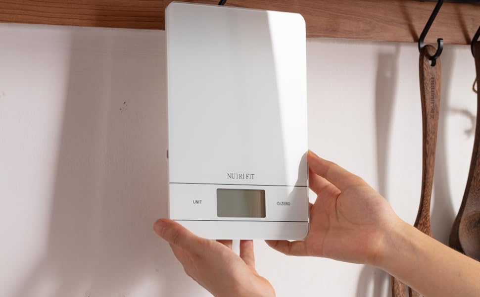 Ваги для кави NUTRI FIT Mini з таймером, USB-C, LED-дисплеєм, 2 кг/0,1 г, чорний (EK9380HR-weiss)