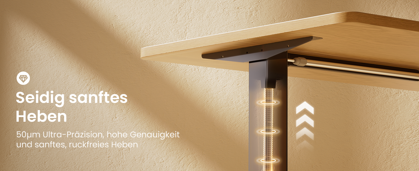 Електричний стіл MAIDeSITe з регулюванням висоти, 2 ніжки, 4 пам'яті, T1 Pro (Чорний)