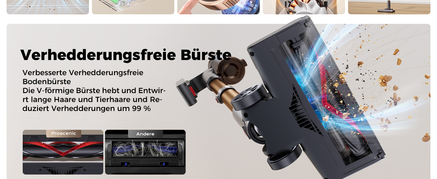 Бездротовий пилосос Proscenic P11 Ultra: потужний, легкий, з акумулятором 50 хв, сенсорний екран, анти-намотування, для дому та авто