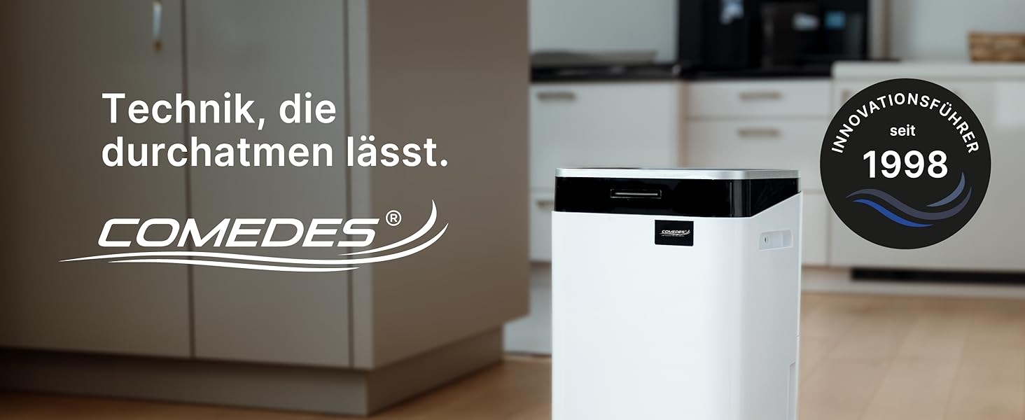 Demecto 16 eco WiFi - Потужний осушувач повітря (16 л/24 год) з Wi-Fi, для приміщень до 65 м², керування через додаток