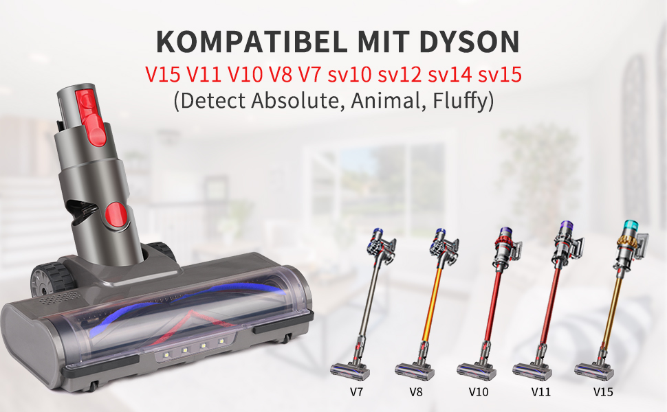 Підлогова насадка Dyson V7 V8 V10 V11 V15 sv10 sv12 sv14 sv15