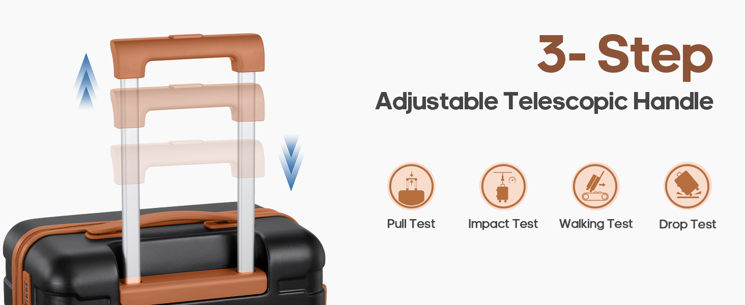 Набір валіз Roadcheer 5 в 1: рожевий дорожній набір з полікарбонату з TSA-замком | Чемодан на коліщатках, рюкзак, кулькові сумки, сумка для взуття