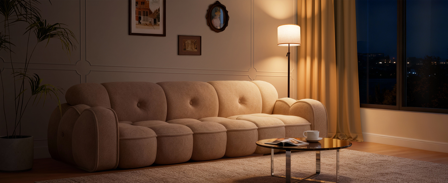 Світлодіодна торшер DUSKTEC RGB для вітальні, смарт-лампа з димером, керування через APP, тепле та холодне біле світло, 10W, 1200LM, регульована висота