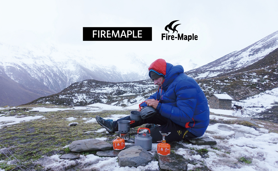 Набір кухонного посуду Fire-Maple Feast 4 для кемпінгу та відпочинку на природі (4-5 осіб)