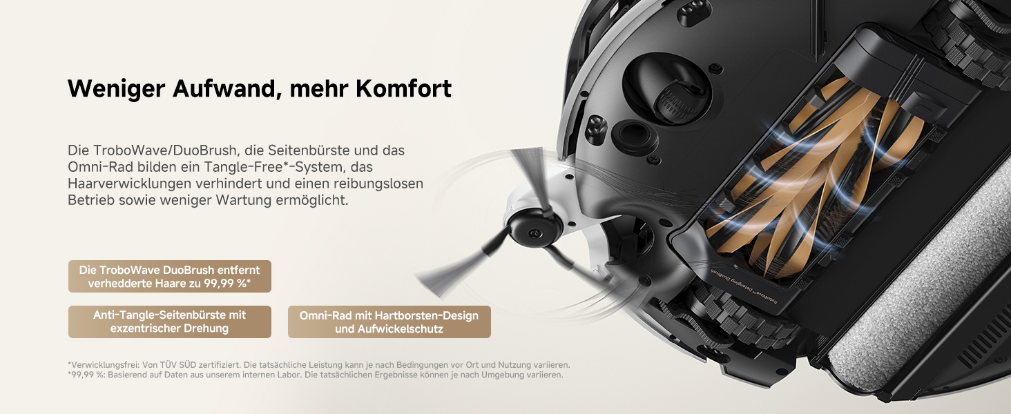 Робот-пилосос Mova V50 Ultra з функцією миття підлоги, 24000 Па, подолання перешкод 6 см, навігація Liftable Navigation+RGB AI+LED, 80°C гаряча вода, 63°C самостійна сушка, DuoSolution System, щітка Tricut (Z60 Ultra Standalone)