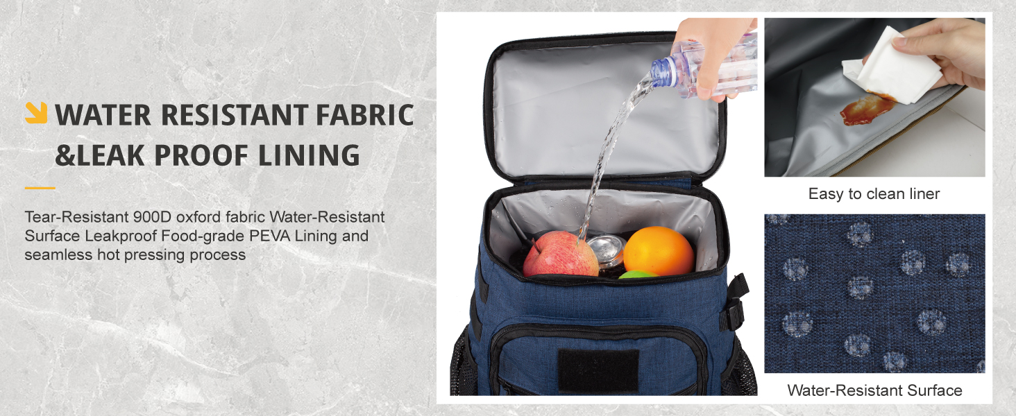 Тактичний холодильний рюкзак 25L: ізольований, водонепроникний, міцний. Ідеально для роботи, відпочинку, кемпінгу та походів (блакитний)