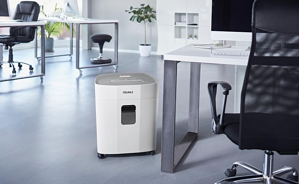 Шредер Dahle PaperSAFE PS 240: безпечне знищення документів, P4, частинковий різак, сірий