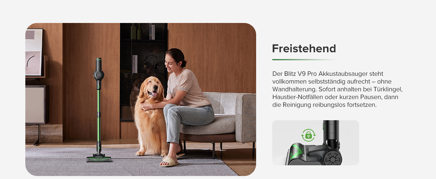 Бездротовий акумуляторний пилосос Vexilar V9PRO: 500W, 45Kpa, 60 хвилин роботи, LED дисплей, для твердих поверхонь, килимів та шерсті тварин